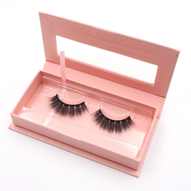 Wholesale best selling 2018 3D silk eyelashes with private label box